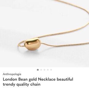 London Bean gold Necklace - Anthropologie per original seller.